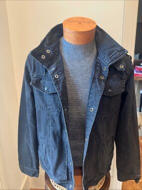 OBEY Black Cotton Utility Jacket – Size Medium